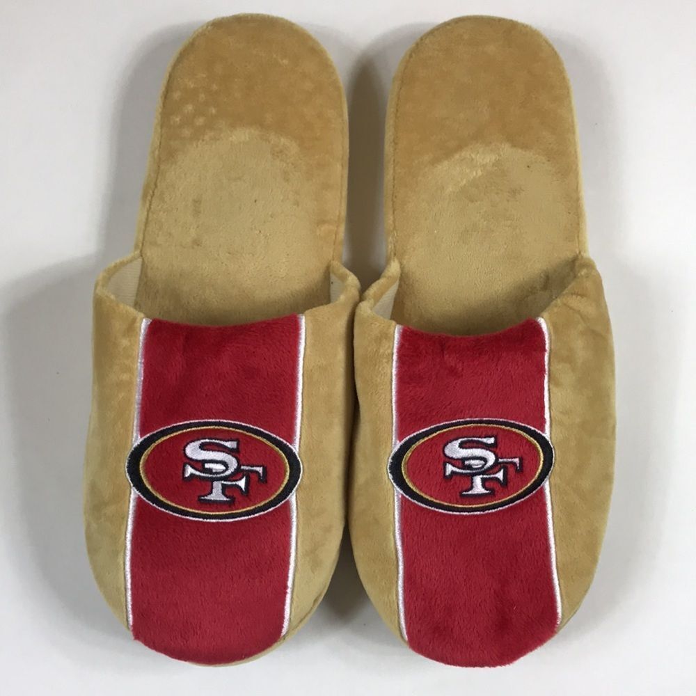SF SAN FRANCISCO 49 ERA MEN SLIPPERS SIZE L SHOES